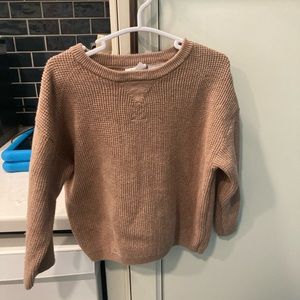 Zara toddler sweater light brown
